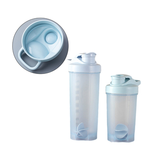 Botella Mezcladora Deportiva Portátil de 500 ml con Tapa de Rosca, Diseño Deportivo con Impresión UV, Bolas Mezcladoras de Plástico para Batidos de Proteínas, Gimnasio, Deportes - Product Image 2