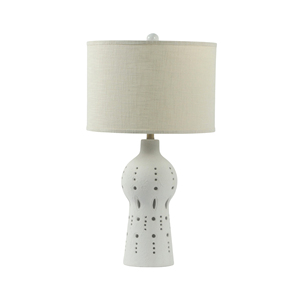 White Shell Mosaic Plug in Modern Table Lamp Pearl Table Lamp Fabric Table Lamp Shade for Living Room Bedroom - Product Image 3