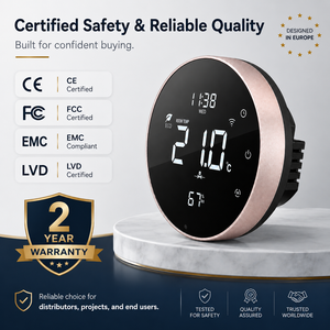 Thermostat intelligent numérique Wi-Fi à contrôle de température direct usine pour Villa, Salle de bain, Hôtel, Maison - Product Image 2