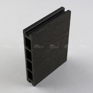 Carrelage Composite en bois noir, antidérapant, noir, en plastique, haut de gamme, <span class=keywords><strong>pour</strong></span> sol extérieur de piscine - Product Image 3