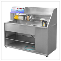 Machine à laver les chaussures semi-automatique en acier inoxydable pour les blanchisseries, les nettoyeurs à sec et les usines de chaussures