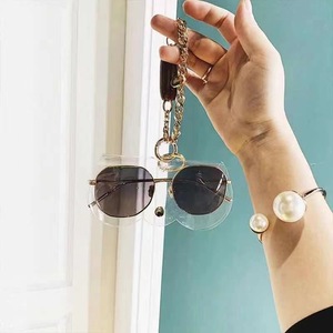 Étui de rangement créatif pour lunettes avec sangle, étui de protection pour lunettes de soleil en PVC, pochette portable pour sorties. - Product Image 3