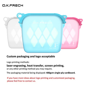 Juego de Bolsas de Silicona Reutilizables de 1500 ml (50.72 oz) para Almacenamiento y Organización del Hogar, Contenedores Magnéticos Verticales para Almacenamiento de Alimentos y Preparación de Comidas - Product Image 5