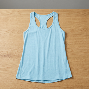 Custom Wholesale <b>Women's</b> Summer Fashion <b>Tank</b> <b>Tops</b> Scoop Neck Spandex Racer Back Breathable Jersey Quick Dry Bulk <b>White</b> <b>Tops</b> - Product Image 3