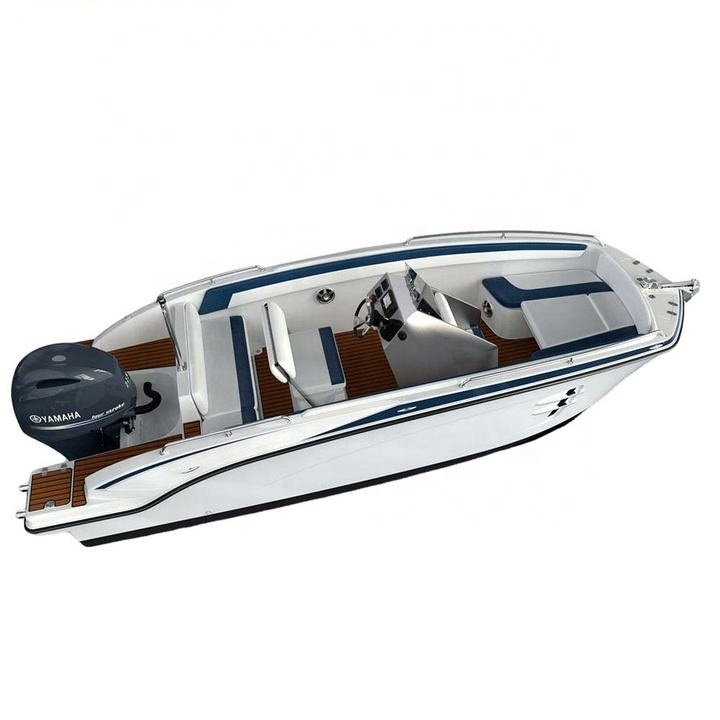 Заводская цена, горячая распродажа, 19ft белый цвет, стекловолоконная центральная консоль, лодка для рыбалки