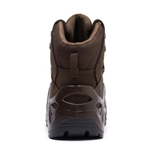 Custom Elkland Men's Tactical Boots High-Cut Outdoor <b>Waterproof</b> Artificial Nubuck Breathable Comfortable Anti-Slip Light Weight - Product Image 2