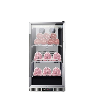 Nuova condizione di manzo armadietto di invecchiamento della carne essiccata <span class=keywords><strong>frigorifero</strong></span> di stagionatura con <span class=keywords><strong>motore</strong></span> a pompa per la vendita al dettaglio Hotel bistecca frigo di stagionatura - Product Image 1