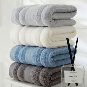 Serviette de bain d'hôtel de luxe en coton 100% biologique turc absorbant 70x140 cm, personnalisable avec logo, en promotion - Product Image 3