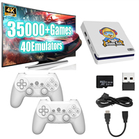 Console de jeux vidéo Topleo 4K avec manette sans fil 2.4G, console de jeux rétro Android classique
