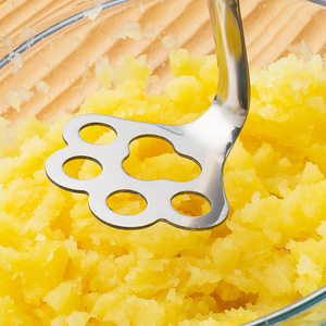 Outil de purée de pommes de terre en acier inoxydable Outil de purée de pommes de terre Outil de purée de citrouille - Product Image 4