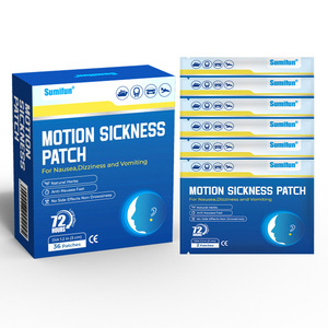 Parche de masaje Sumifun Bian Shrimp Skin para puntos de acupuntura, certificado CE, a base de hierbas naturales, contra náuseas/ataque de mareo/vómitos, 3 cm - Product Image 5