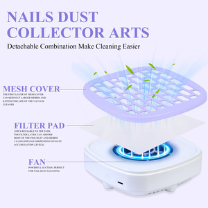Colector <span class=keywords><strong>de</strong></span> Polvo <span class=keywords><strong>de</strong></span> <span class=keywords><strong>Uñas</strong></span> Portátil Mini USB, Aspiradora <span class=keywords><strong>de</strong></span> <span class=keywords><strong>Uñas</strong></span> <span class=keywords><strong>de</strong></span> Succión Fuerte con Almohadillas Filtrantes para Salón, Hogar, Manicura DIY - Product Image 4