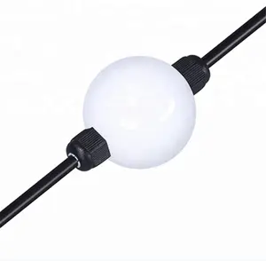 24v 360 תואר 50mm 3D DMX/SPI RGB אור מחרוזת LED פיקסל כדור עבור חג המולד תאורה