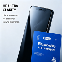 Film protecteur d'écran en hydrogel auto-réparateur à séchage UV, anti-rayures, sans bulles, découpe universelle pour téléphone