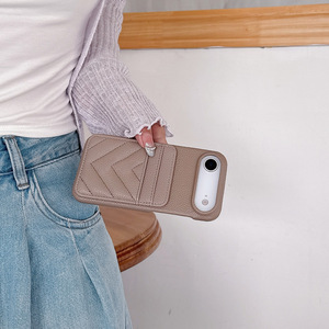 Funda de Lujo para Google Pixel 10P Card 10VI, Diseño de Piel de Lichi, Incluye Soporte para Teléfono, Funda Trasera para <span class=keywords><strong>Sony</strong></span> Pixel 9A, Fabricada en PU - Product Image 2