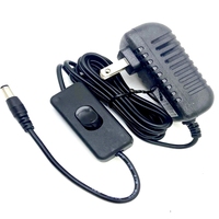 12V2A avec interrupteur 303 adaptateur secteur 12V2A pompe à eau alimentation moteur lampe à LED avec alimentation