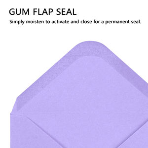 4 X 2.7 인치 기프트 카드 봉투 100개 미니/작은 봉투 아트 페이퍼 친환경 맞춤 색상 비즈니스 대량 노트 카드 - Product Image 4