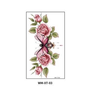 Suministros de fábrica China tatuajes temporales China Sexy tatuaje pegatina mujeres Tato para cuerpo pecho cintura cuello - Product Image 3