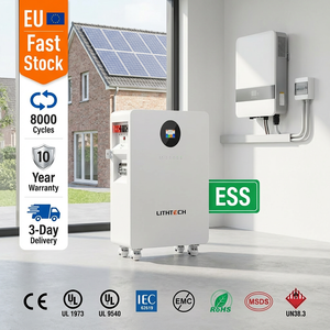 Sistema di Accumulo da 12 Anni Powerwall con Batteria al Litio da 10kW 51.2V 48V 100Ah 200Ah 300Ah Batteria Solare LiFePO4 per <span class=keywords><strong>Energia</strong></span> Domestica - Product Image 1