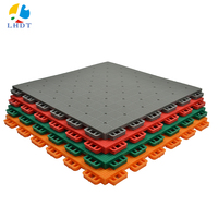 Revêtement de sol thermoplastique emboîtable pour patinage à roulettes, patinage en ligne et terrains de basketball, dalles de sol sportives pour extérieur