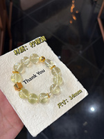 Bracelet en cristal naturel de rhylite dorée claire Sinyore