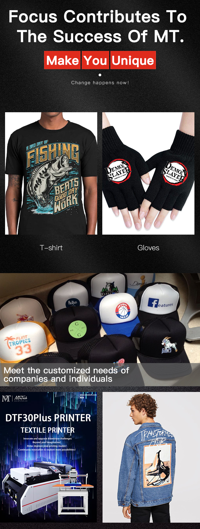 One Stop Solution MT MTuTech DTF Printer Printing Machine 60 cm