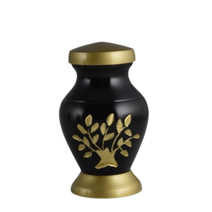 หินอ่อนสีน้ําเงินสําเร็จรูปดีไซเนอร์ที่ทนทานส่วนบุคคลโลหะงานศพของที่ระลึกโกศสําหรับเถ้ามนุษย์ขวดเถ้าที่ขายดีที่สุด - Product Image 5