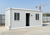 Maison conteneur préfabriquée modulaire portable de 10, 20 et 40 pieds pour bureau et logement