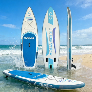 Tabla de Paddle Surf Inflable Estilo Explorer, Construcción Drop Stitch, Superficie Resistente al Desgaste, Tabla Estable para Recorridos por Islas - Product Image 1