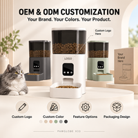 Distributeur automatique de nourriture pour chats et chiens avec caméra 1080P, audio bidirectionnel, vision nocturne, minuterie et contrôle à distance via application