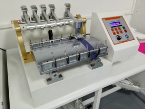 เครื่องทดสอบความคงทนของสีต่อการขัดถูแบบแห้งและเปียกตามมาตรฐาน JIS ISO 105 AATCC 8 DIN 54021BS 1006 D02 - Product Image 2