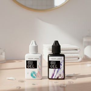 Dissolvant de gel rapide et léger multi-parfums pour extensions de cils, transparent blanc 15ml, vente en gros, ODM - Product Image 2