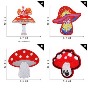 Iron on Embroidered Cute Felt Mushroom Patches for Kids Clothes Bag - Product Image 2