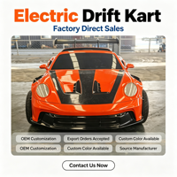 Kart électrique léger rétro GT3 pour adolescents, divertissement et loisirs en plein air