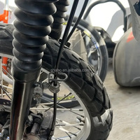 Tuyau de frein en PTFE avec gaine en acier inoxydable AN3, ligne PTFE, Manguera Freno Delantero Moto Acerada Universal pour Honda Yamaha Suzuki