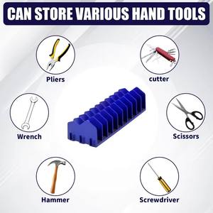 Organizador <span class=keywords><strong>de</strong></span> Alicates <span class=keywords><strong>de</strong></span> 2 Piezas con Base <span class=keywords><strong>de</strong></span> Goma Antideslizante, Soporte <span class=keywords><strong>de</strong></span> Almacenamiento para Llaves Inglesas, 10 Ranuras, Cajón para Alicates, <span class=keywords><strong>Ahorro</strong></span> <span class=keywords><strong>de</strong></span> Espacio - Product Image 4