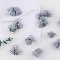 Chaînes de sucettes pour bébé en perles de silicone, animaux de dessin animé, koala