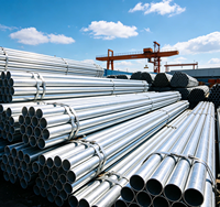 Tube d'échafaudage en acier galvanisé soudé ERW certifié ASTM/BS pour applications de forage pétrolier