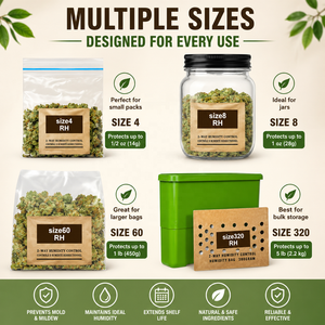 Pack humidificateur portable Boveda personnalisé 60g à contrôle d'humidité bidirectionnel 62% 65% 69% 72% <span class=keywords><strong>74</strong></span>% 84% pour humidor à cigares en bois et guitare - Product Image 3