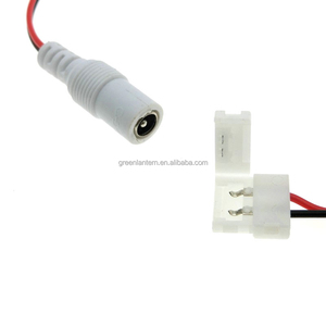 Fil de connecteur rapide de prise d'alimentation de commutateur de cc de 8mm 10mm avec 2 broches connecteur sans soudure <span class=keywords><strong>pour</strong></span> la bande lumineuse de LED de couleur unique de 5050 2835 - Product Image 2
