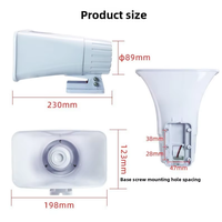 Système d'alarme sirène filaire en plastique pour extérieur et intérieur, boutons d'urgence, alarme électronique, détecteur de fuite d'eau