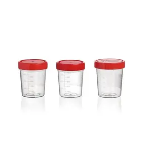 Roundfin vô trùng nước tiểu Bộ sưu tập container Mẫu cup mẫu cho bệnh nhân bệnh viện