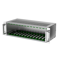 RDEKONO Polyrack Schroff Nvent Frame Type Plug-In Unit PRO Kit, blindé, perforé, avec connecteur, 6U, 167mm