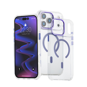 Funda Protectora KingSoul Transparente Antigolpes Serie PC+TPU con Electrochapado, Protección 360° para Negocios, Disipación de Calor, Teclas Laterales Metálicas - Product Image 2