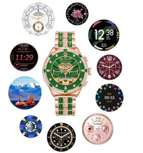 Mode féminine multifonctionnelle <span class=keywords><strong>montre</strong></span> intelligente fréquence cardiaque pression artérielle météo multi-sport filles smartwatch GEN12 - Product Image 6