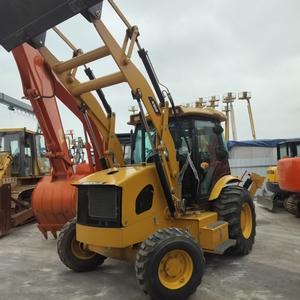 รถตักล้อยาง CAT 420F พร้อมแขนขุด เครื่องยนต์ดีเซล ห้องโดยสารสีเหลือง มือสอง - Product Image 4
