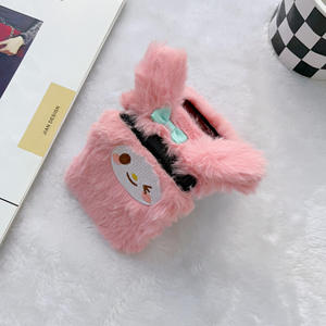Coques de téléphone en peluche de dessin animé mignon pour Samsung Z <span class=keywords><strong>Flip</strong></span> 7 6 5 <span class=keywords><strong>4</strong></span> <span class=keywords><strong>3</strong></span>, couvertures arrière de personnage Kawaii pour filles - Product Image 4
