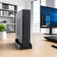 Mini PC Barebone Core I5 10210U con Doble Pantalla HD-MI VGA, 6 Puertos USB, GbE LAN, Mini PC Empresarial, Mini PC de Escritorio