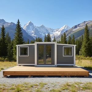 Maison Modulaire Traditionnelle Personnalisée en Usine, 40 pieds, 5 Chambres, Grande Maison Conteneur Extensible Personnalisée - Product Image 1