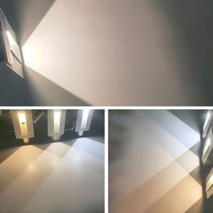 OEM 공장 실내 알루미늄 바디 경계없는 임베디드 인덕션 발 빛 감각 인체 가정용 계단 조명 벽 램프 - Product Image 5